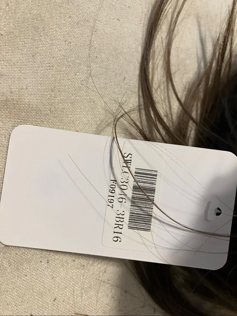 Made in China wig bangs